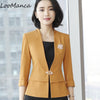 Blazers And Jackets Women New Three Sleeve V-neck Formal Office Elegant Coat Women's Jacket Femme BlaSer Feminino