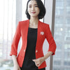 Blazers And Jackets Women New Three Sleeve V-neck Formal Office Elegant Coat Women's Jacket Femme BlaSer Feminino