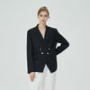 Blazers For Women Elegant Short Casual Black Female Blazer Women Doubie Breasted 2023 Jacket Long Sleeve Size XS-L
