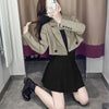 Blazers Women 3 Colors Cropped Outwear Casual Korean Style Spring Design Female All-match Chic Solid Button Popular Ins