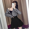 Blazers Women 3 Colors Cropped Outwear Casual Korean Style Spring Design Female All-match Chic Solid Button Popular Ins