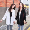 Blazers Women Baggy Thin Summer Comfortable Leisure Notched Chiffon Cozy Elegant Solid Sun-proof Daily Young Ladies Ins