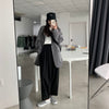 Blazers Women Cool Girls Boyfriend Ulzzang Chic Pockets Loose Student Casual Hip Hop Punk Stylish All-match Solid Simple Outwear