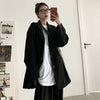 Blazers Women Cool Girls Boyfriend Ulzzang Chic Pockets Loose Student Casual Hip Hop Punk Stylish All-match Solid Simple Outwear
