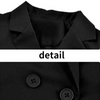 Blazers Women Crops Chic Stylish Solid Notched Ulzzang Summer Ins Double Breasted Sweet Style Students Outerwear Basic Mujer New