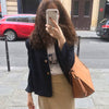 Blazers Women Design Solid Loose Notched All-match Cropped Female Clothing Streetwear Simple Popular Spring Mujer Preppy
