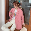 Blazers Women Double-breasted Solid Long Sleeve Chiffon All-match Spring Elegant Summer Korean Style Loose Ladies Outwear Chic