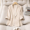 Blazers Women Elegant Simple Classic Summer S-3XL Outwear All-match Office Lady Leisure Soft Temperament Popular Chic Ulzzang