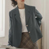 Blazers Women Leisure Spring Autumn Solid Baggy Stylish All-match Korean Style Design Classic Daily Ladies Outerwear Chic Simple