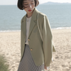 Blazers Women Leisure Spring Autumn Solid Baggy Stylish All-match Korean Style Design Classic Daily Ladies Outerwear Chic Simple