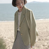 Blazers Women Leisure Spring Autumn Solid Baggy Stylish All-match Korean Style Design Classic Daily Ladies Outerwear Chic Simple