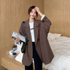 Blazers Women Long Sleeve Autumn All-match Leisure Creativity Double Breasted Solid Temperament Feminino Clothing Chic