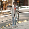 Blazers Women Loose Casual Double Breasted  All-match Elegant Fitting Trendy Ulzzang Outwear Lady Spring Fall Clothes