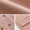 Blazers Women Loose Casual Double Breasted  All-match Elegant Fitting Trendy Ulzzang Outwear Lady Spring Fall Clothes