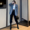 Blazers Women Loose Temperament High Street Stylish Daily Korean Version Leisure Long Sleeve Autumn All-match Clothing Retro New