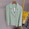 Blazers Women Loose Thin Summer Sun-proof Leisure Cool Chic Retro Harajuku Holiday BF All-match Daily Mujer Gentle Youth Simple