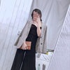 Blazers Women Plaid Leisure Coat Spring Korean Style All-match Slim Feminino Loose Elegant Chic Regular Full Sleeve Tops