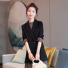 Blazers Women Office Lady Casual Slim Solid Color Korean Style Long Sleeve Simple Fashionable Vintage Elegant Chic Womens Blazer