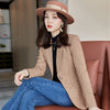 Blazers Women Office Lady Long Sleeve Pocket Blazer Elegant Single Button Straight Small Plaid Notched Chic Coat Outerwear Fall