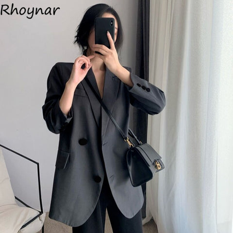 Blazers Women Office Simple Elegant Pockets Ladies Temperament Stylish Leisure Топ Женский Spring Ins Korean Style Chic