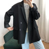 Blazers Women Outerwear Autumn Loose Long Sleeve Elegant Ladies  Leisure College Street Ulzzang Design Chic