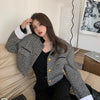 Blazers Women Patchwork All-match Leisure Basic Tender Office Lady Elegant Autumn Stylish Cozy Ins Cropped Clothing