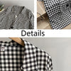 Blazers Women Plaid Retro Summer Loose Harajuku Design Feminine Elegant Streetwear Leisure Outwear Popular Short Sleeve