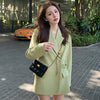 Blazers Women Popular  Office Ladies Button Street Wear Korean Style Ins Cosy All-match Young Trendy Sale