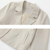 Blazers Women Pure Temperament Spring Stylish High Street Mujer Clothes Causal Outwear All-match Basic Elegant Simple