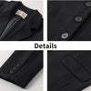 Blazers Women Retro Simple Solid Full Sleeve Elegant Single Breasted Pocket Casual Autumn Mujer Streetwear British Style Loose