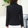 Blazers Women Slim Elegant Solid Simple Office Ladies Korean Style Long Sleeve Single Button Daily Womens Casual Work