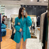 Blazers Women Solid Elegant Baggy Simple Chic Streetwear Femme Clothing All-match Spring Autumn Long Sleeve Notched New