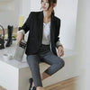 Blazers Women Solid Leisure Spring All-match Double Breasted Clothing Design Female Stylish Notched Daily Office Lady Tender Ins