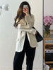 Blazers Women Solid Office Lady Elegant All-match Students Simple Korean Loose Lovely Retro Spring Mujer Sale