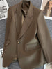 Blazers Women Solid Office Lady Elegant All-match Students Simple Korean Loose Lovely Retro Spring Mujer Sale