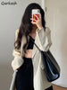 Blazers Women Solid Office Lady Elegant All-match Students Simple Korean Loose Lovely Retro Spring Mujer Sale