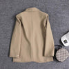 Blazers Women Solid Outwear Office Ladies All-match Casual Autumn Korean Style Elegant Loose Mujer Simple Popular
