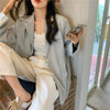 Blazers Women Solid Spring Cool Trendy Elegant Design Gentle Casual Cozy All-match Korean Style College Young Ladies