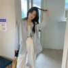 Blazers Women Solid Spring Cool Trendy Elegant Design Gentle Casual Cozy All-match Korean Style College Young Ladies