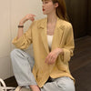 Blazers Women Spring 5 Colors Simple Solid Office Lady Formal Leisure Clothing Female Elegant Pockets Double-breasted Ulzzang