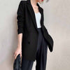 Blazers Women Spring Elegant Office Lady Minimalist Retro Double Breasted Temperament Femme Classic Popular Outwear Chic Soft