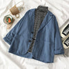 Blazers Women Spring Harajuku Preppy Style Loose Thin Long Sleeve Outwear All-match Unisex Soft Elegant Casual Office Lady Chic