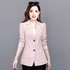 Blazers Women Spring Plaid Korean Style Single-breasted Office Ladies Loose XL-5XL Casual Elegant Womens Outwear Chic