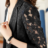 Blazers Women Summer Elegant All-match Single Button Leisure Comfortable Ulzzang Trendy Lace M-6XL Clothing Solid Sale