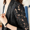 Blazers Women Summer Elegant All-match Single Button Leisure Comfortable Ulzzang Trendy Lace M-6XL Clothing Solid Sale