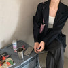 Blazers Women Thin 4 Colors Female Loose Korean Style Notched Streetwear Summer Sun-proof Ins Basic Chic Friends Soft Clothing