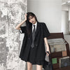 Blazers Women Thin Double Breasted Korean Style Loose Dark Summer Cool Stylish Basic All Match Streetwear Vintage Cozy Preppy