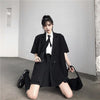 Blazers Women Thin Double Breasted Korean Style Loose Dark Summer Cool Stylish Basic All Match Streetwear Vintage Cozy Preppy