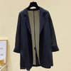 Blazers Women Thin Loose Sunscreen Notched All-match Office Summer Solid Simple s Korean Style Mujer