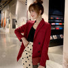 Blazers Women Trendy Double-Breasted Korean Style Soft Ladies  Casual Womens 2022 Clothing Outdoor Daily